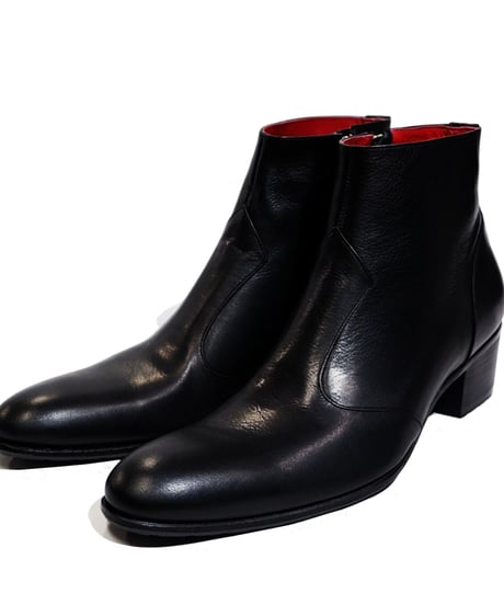 ys Yuji SUGENO (イース ユウジ スゲノ)  210454202 / Side Zip Heel Boots