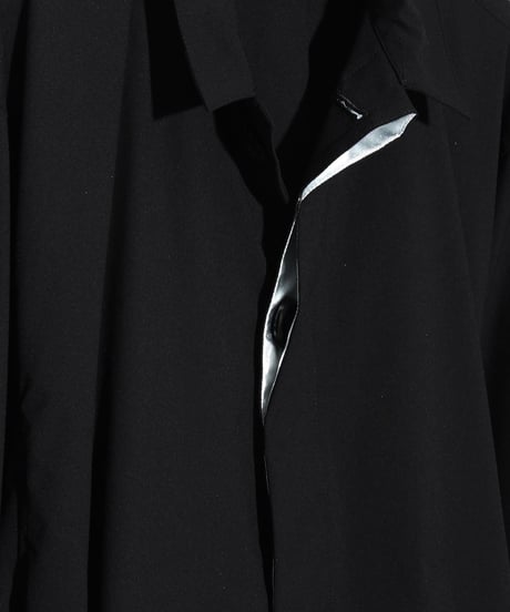 ys Yuji SUGENO (イース ユウジ スゲノ)  220231101 / Solotex Bal collar shirt-BLACK