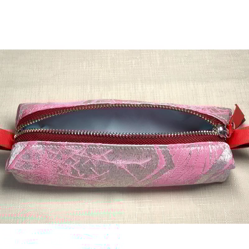 blackmeans 別注　ピンク ケース blackmeans - サークルポーチ (レザー コインケース) / RED / 945