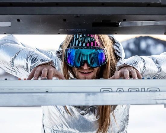 GOGGLES/MIDNIGHT Mirrored Lens and Low L (PITVI