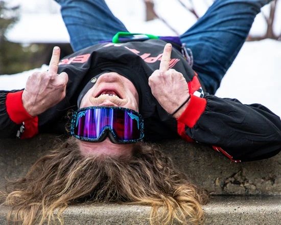 GOGGLES/MIDNIGHT Mirrored Lens and Low L (PITVI