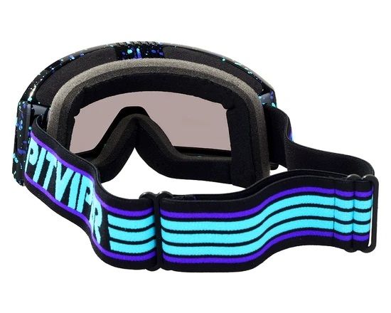 GOGGLES/MIDNIGHT Mirrored Lens and Low L (PITVI