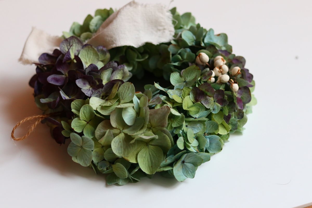 1.秋色紫陽花ハーフリース 1.秋色紫陽花ハーフリース