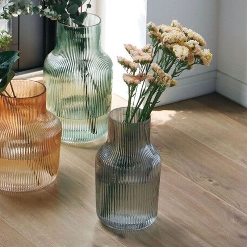 GLASS デンスリーライン フラワーベース | karai fleuriste WEB SHOP