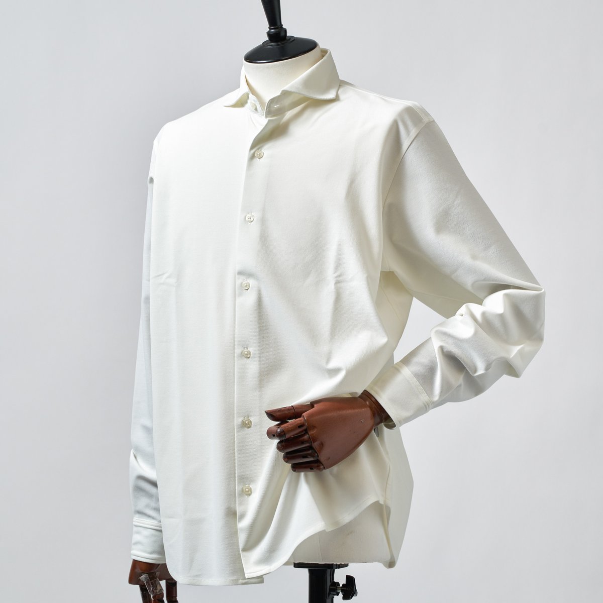 TRATTO [ 31-2252910 ] ＆WARPｶﾉｺﾌｪｲｽ【前開き長袖ｼｬﾂ】 -