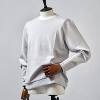 TRATTO [ 31-2262810 ] ﾒｲｽﾄﾚｯﾁﾀﾞﾝﾎﾞｰﾙ【裾切替長袖Tｼｬﾂ】 - ｼﾙﾊﾞｰｸﾞﾚ-(13)