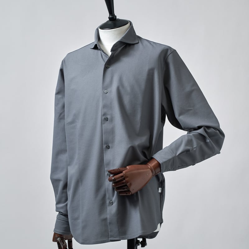 TRATTO [ 31-2252910 ] ＆WARPｶﾉｺﾌｪｲｽ【前開き長袖ｼｬﾂ】 -