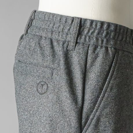 TRATTO [ 31-7262917 ] ACTIVE SETTER FLANNEL KNIT TWILL【ﾋﾟﾝﾀｯｸｲｰｼﾞｰﾜｲﾄﾞ】 - ｸﾞﾚｰ(15)