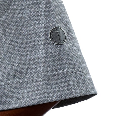 TRATTO [ 31-2251340 ] ﾌﾞﾘｰｽﾞｸｰﾙSKﾌﾟﾘﾝﾄ【半袖ｽﾀﾝﾄﾞﾊｰﾌZIPｼｬﾂ】 - ｵﾌﾎﾜｲﾄﾁｪｯｸ(05)