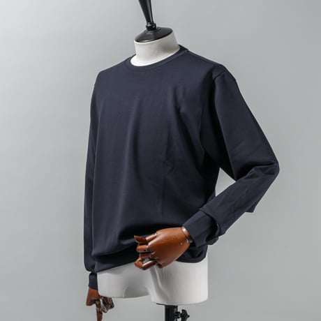 TRATTO [ 31-2262810 ] ﾒｲｽﾄﾚｯﾁﾀﾞﾝﾎﾞｰﾙ【裾切替長袖Tｼｬﾂ】 - ｼﾙﾊﾞｰｸﾞﾚ-(13)