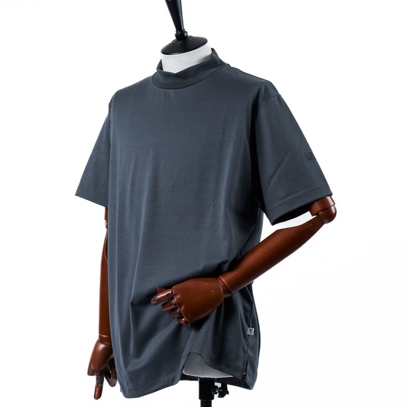 25G/FOREジーフォア メンズ Tシャツ 半袖 モックネックTシャツ人気