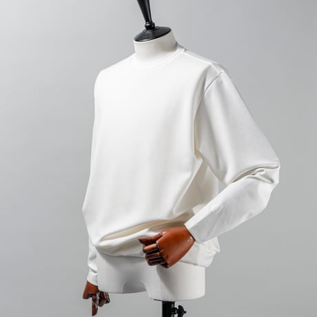 TRATTO [ 31-2252810 ] ﾒｲｽﾄﾚｯﾁﾀﾞﾝﾎﾞｰﾙ【裾切替長袖Tｼｬﾂ】】 - ｼﾙﾊﾞｰｸﾞﾚ-(13)