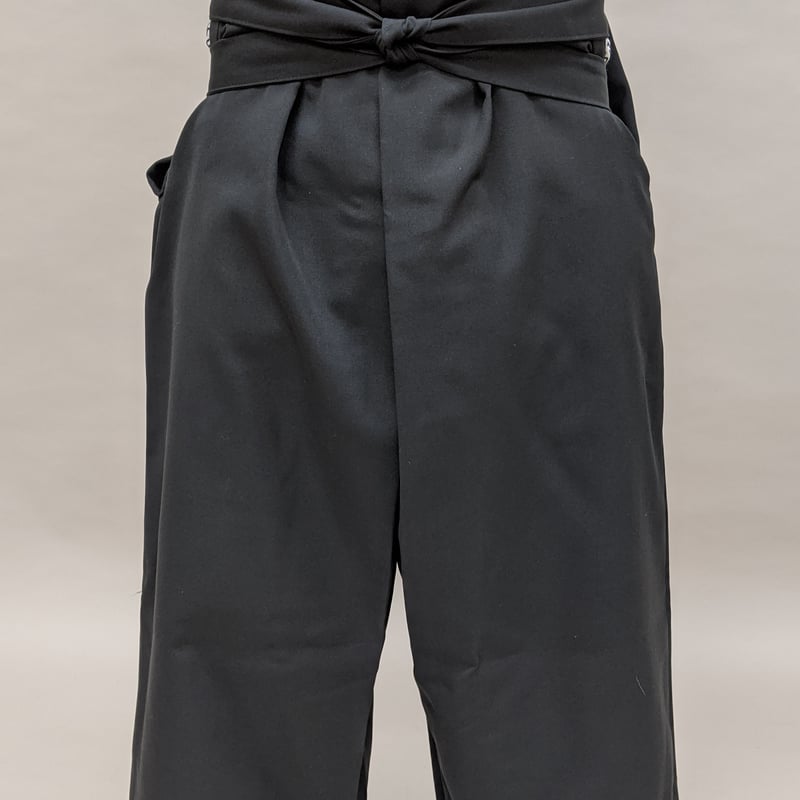 櫻屋印 野袴 黒／紺ポプリン Nobakama Poplin Black/Navy