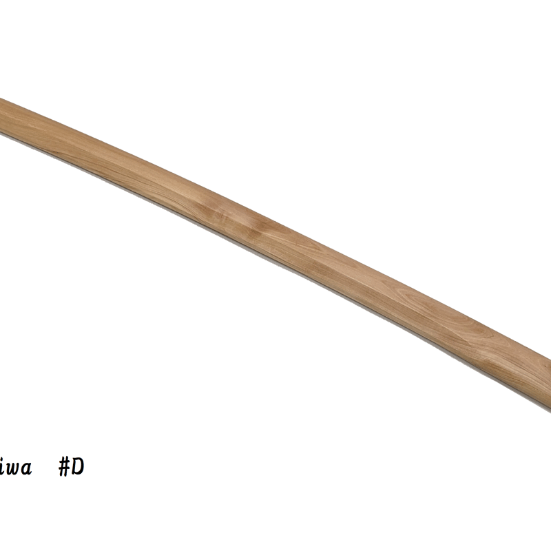 特価 Special price 本枇杷木刀（剣峰蛤帽子/大刀）Hon-biwa Bokuto