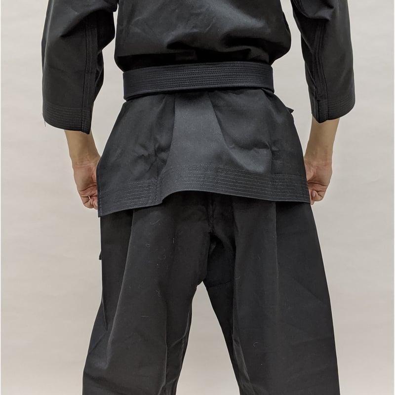 拳王印 空手着 セット（上・下） Karate-Gi SET（Jacket・Pants）黒太綾