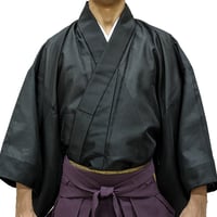 【在庫限りLast stock】居合着物　絽　黒　Iaido-Kimono Silky rayon gauze Black　SIZE M