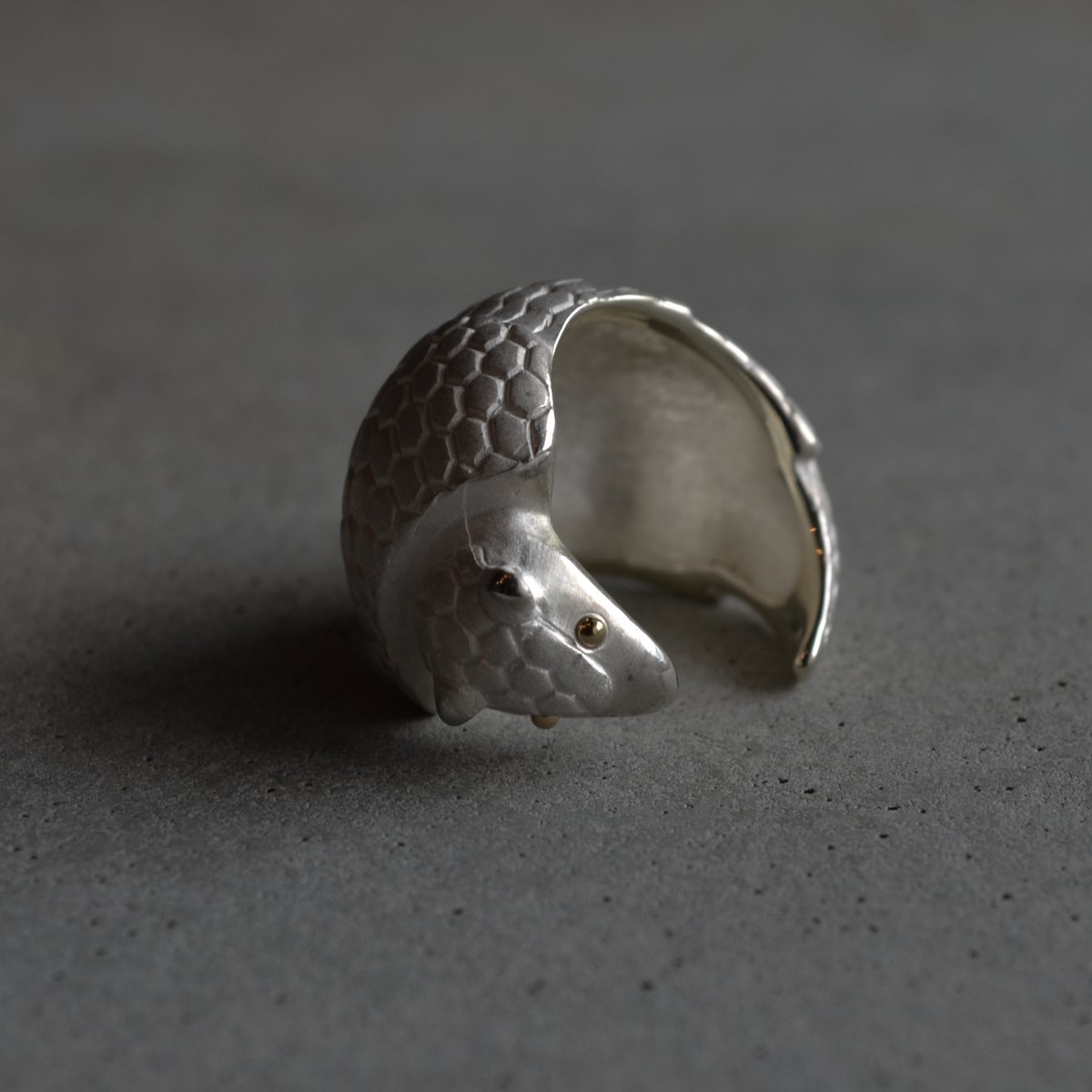 ARMADILLO] リング (SILVER925/K18) | ARAI METAL WORKS