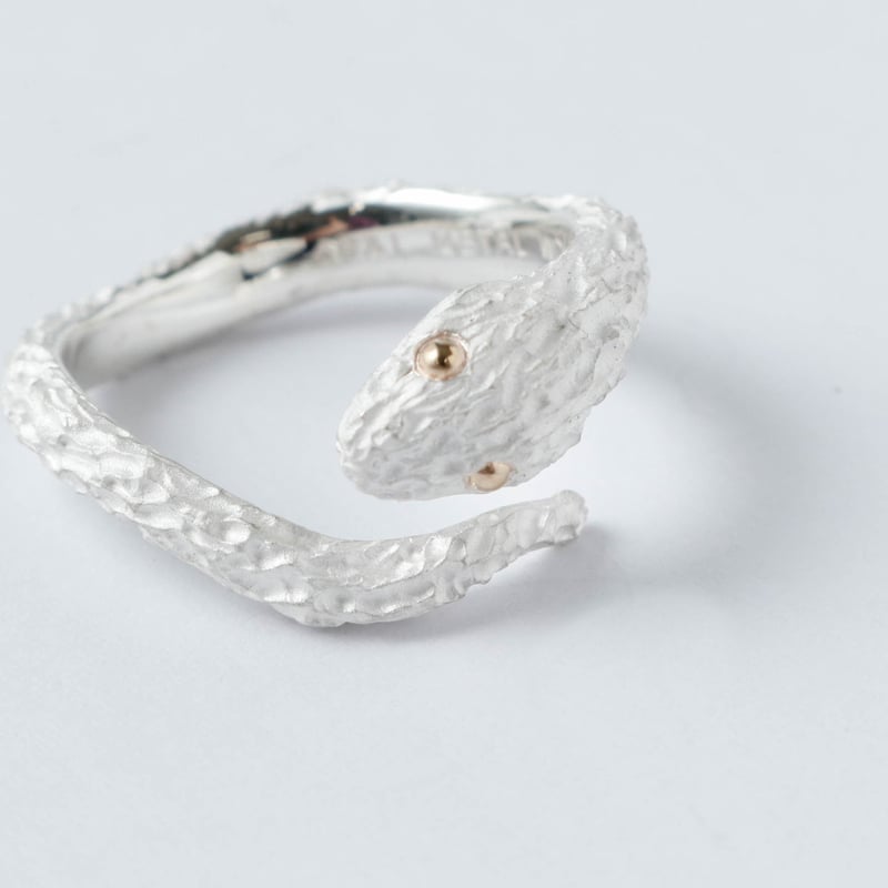 SNAKE] リング (SILVER/K18) | ARAI METAL WORKS