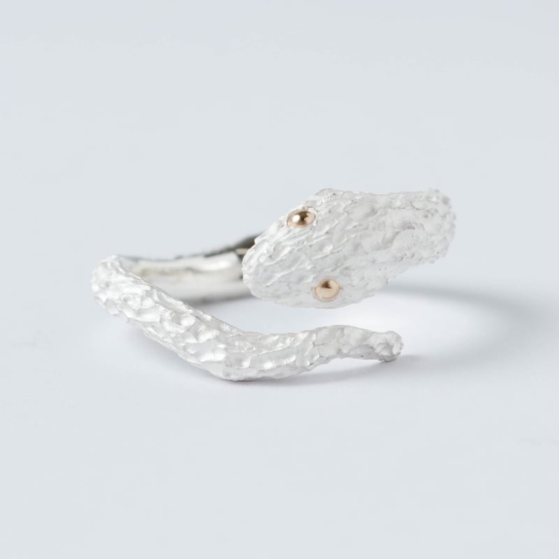 SNAKE] リング (SILVER/K18) | ARAI METAL WORKS