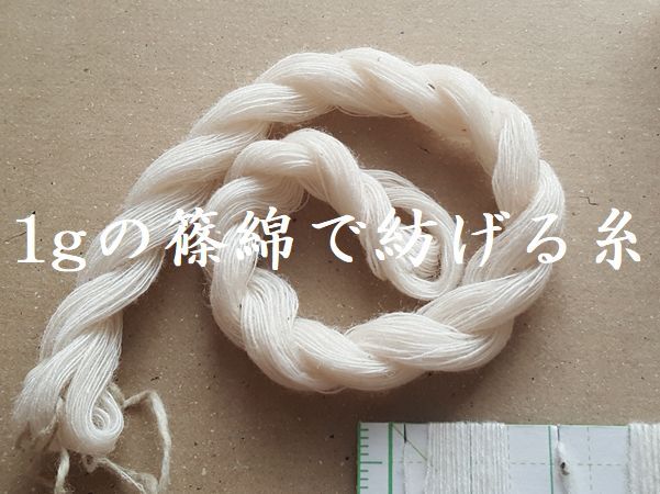 苧麻の糸 手紡ぎ - 生地/糸
