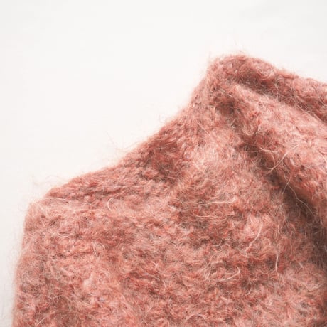 vintage hand knit mohair design sweater