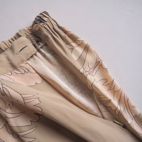 "Citron Santa Monica" floral silk pants (BE)