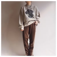 90s "Tultex" dog print oversized sweatshirt