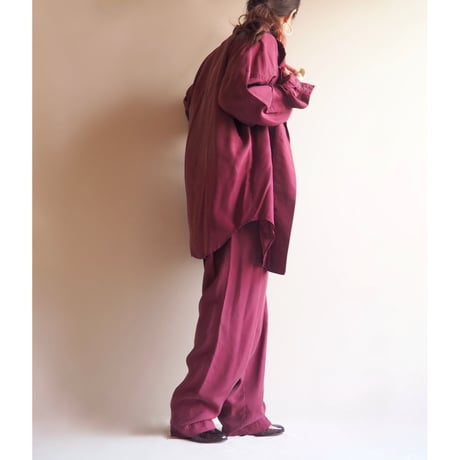 "APART IMPRESSIONS" silk 100% blouse & pants set