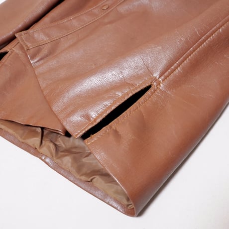 "King Arthur" faux leather shirts jacket