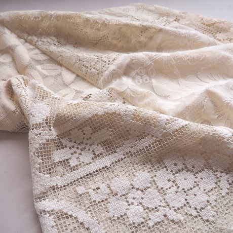 original remake lace patchwork maxi skirt (BE)