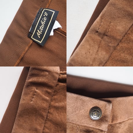 "Mitchie's" suede switching pants