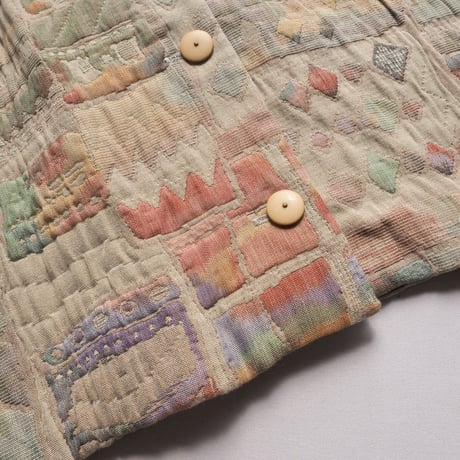 "ORVIS" textured tapestry jacket