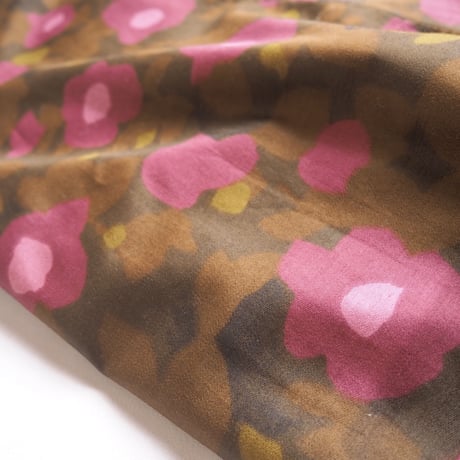 70s floral flare maxi skirt