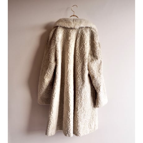 60s "Susan Lynn" faux emboss fur coat