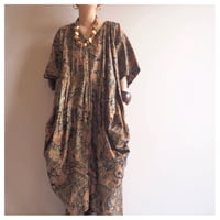 vintage african batik kaftan design dress