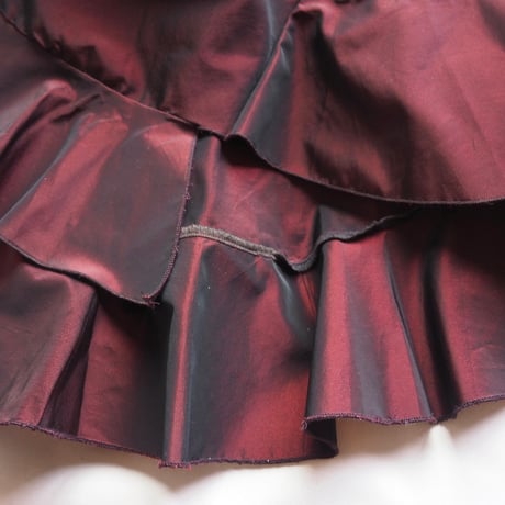 "Gianna Persiga" satin marmade skirt