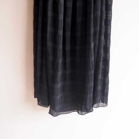 "GEORGE SIMONTON" sheer textured maxi skirt