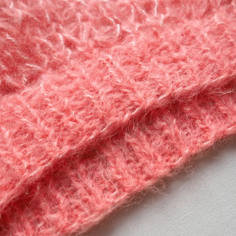 vintage low gauge fuzzy sweater