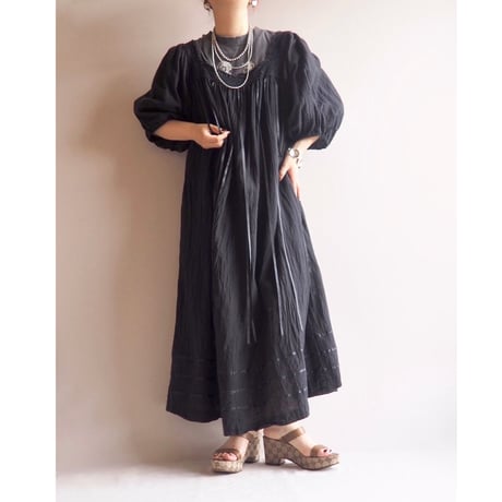 "CHEZ CALIFORNIA" cotton maxi dress