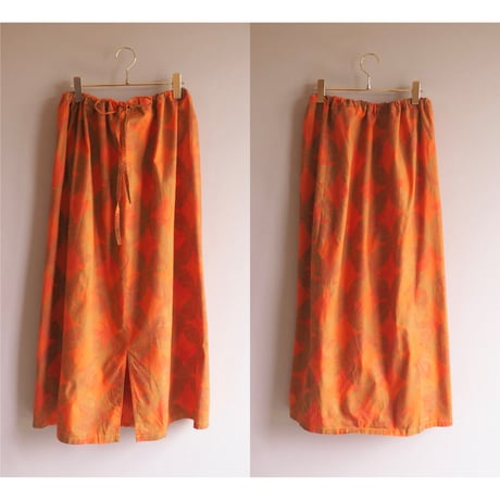 vintage big collar african batik tunic dress & skirt