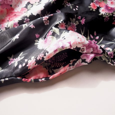 "Anthony Richards" satin floral house maxi dress