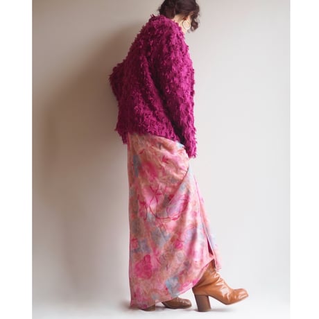 "Willow" fringe knit jacket
