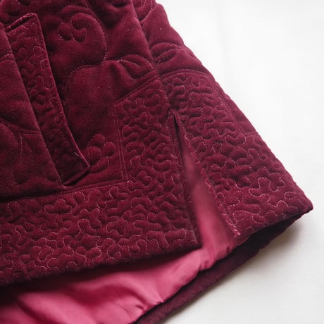vintage floral quilted jacket