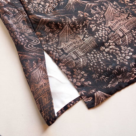 70s chinese brocade tassel jacket