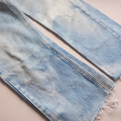 80s made in USA Levi's 501 bleach denim pants