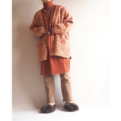 vintage abstract oversized texture jacket