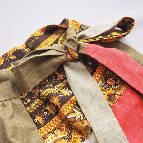 70s boho patchwork maxi skirt