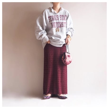 90s champion reverse weave damage college sweat