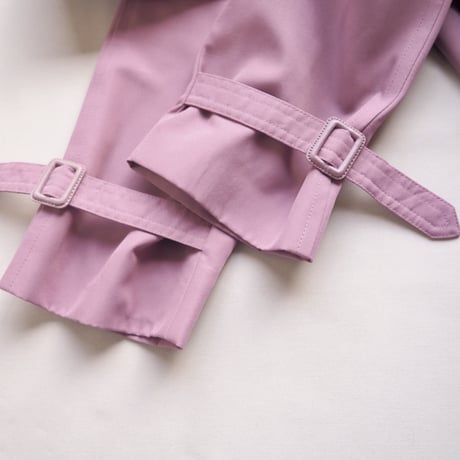 "Misty Harbor" purple balmacaan coat