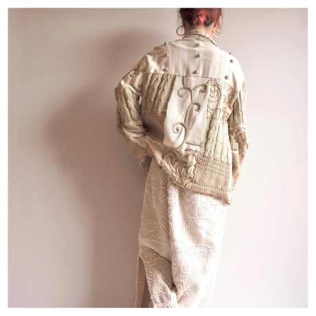"Sandy Starkman"  patchwork art jacket